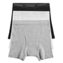 Giordano Men's Regular Fit Cotton Rib Trunks 3 - Pack Essentials - first_variant_option_2 Premium Briefs for Giordano
