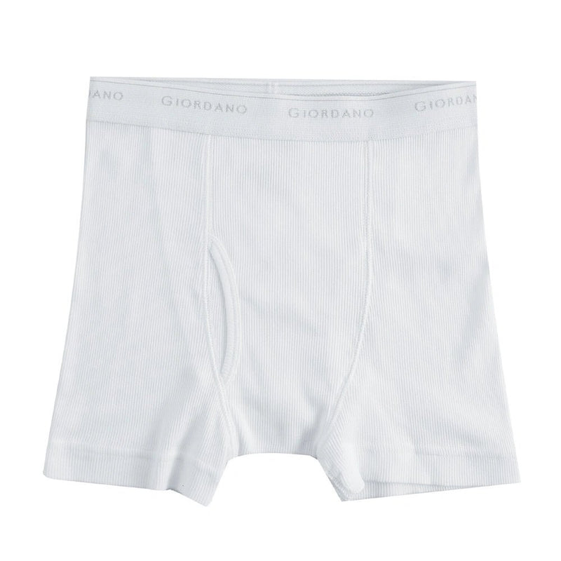 Giordano Men's Regular Fit Cotton Rib Trunks 3 - Pack Essentials - first_variant_option_2 Premium Briefs for Giordano