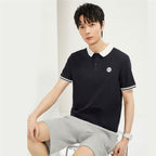 Men's Regular Fit Embroidered Pique Polo | Online Exclusive S - Shop Giordano