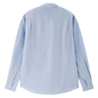 Men’S Regular Fit Linen - Cotton Poplin Long Sleeve Shirt | Korea Collection S - Shop Giordano