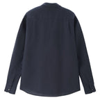 Men’S Regular Fit Linen - Cotton Poplin Long Sleeve Shirt | Korea Collection S - Shop Giordano