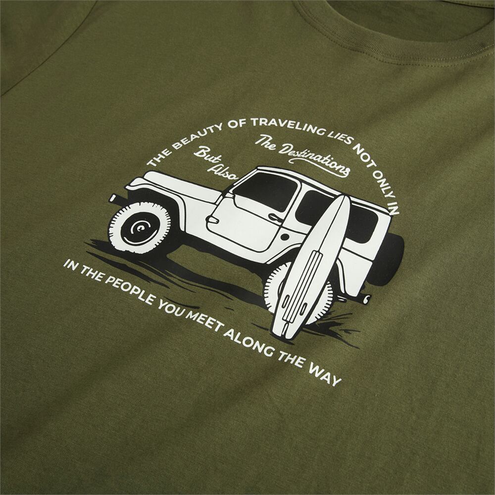 Men's Regular Fit Printed Crew Neck Cotton Tee | Online Exclusive M - Shop Giordano