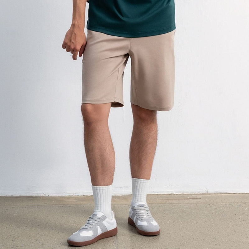 Men's Regular Fit Shorts: Cotton Knit S - Shop Giordano