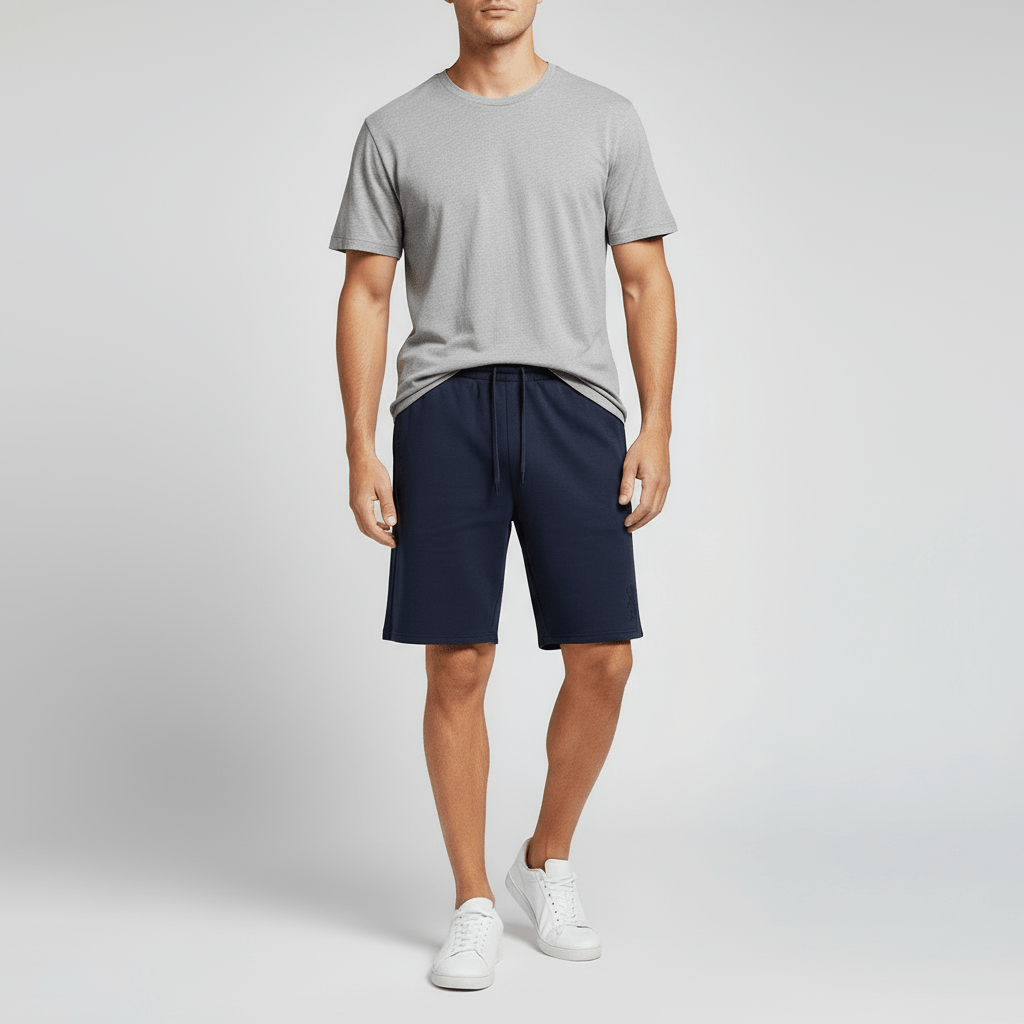 Men's Regular Fit Shorts: Cotton Knit S - Shop Giordano