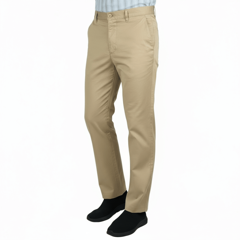 Men’S Regular Straight Cotton Stretch Khaki Pants 30 - Shop Giordano