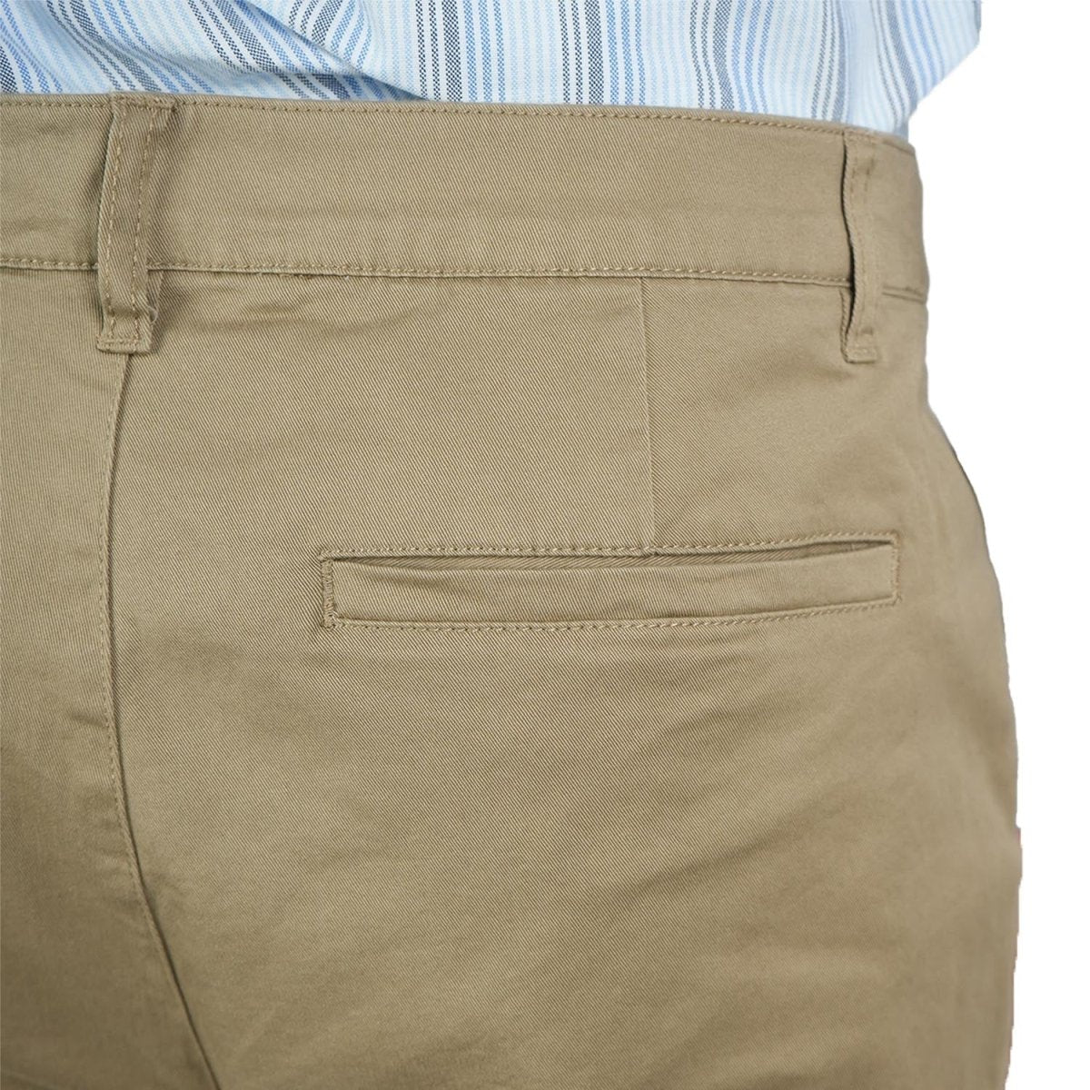 Men’S Regular Straight Cotton Stretch Khaki Pants 30 - Shop Giordano