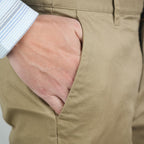 Men’S Regular Straight Cotton Stretch Khaki Pants 30 - Shop Giordano