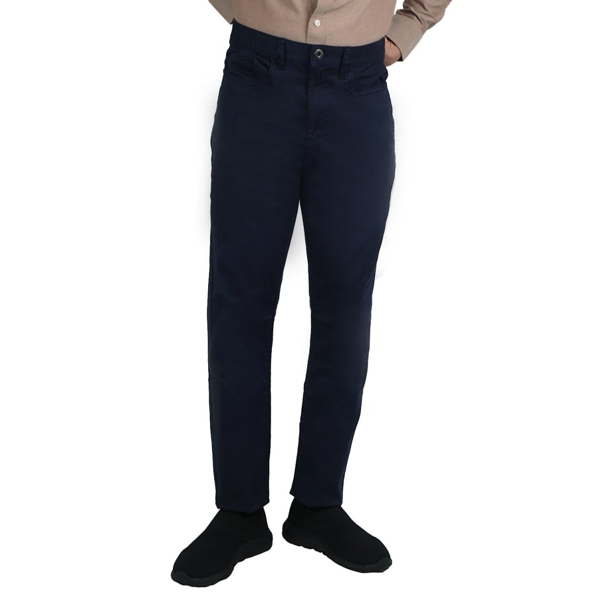 Men's Regular Taper Stretch Twill Pants 30 - Shop Giordano