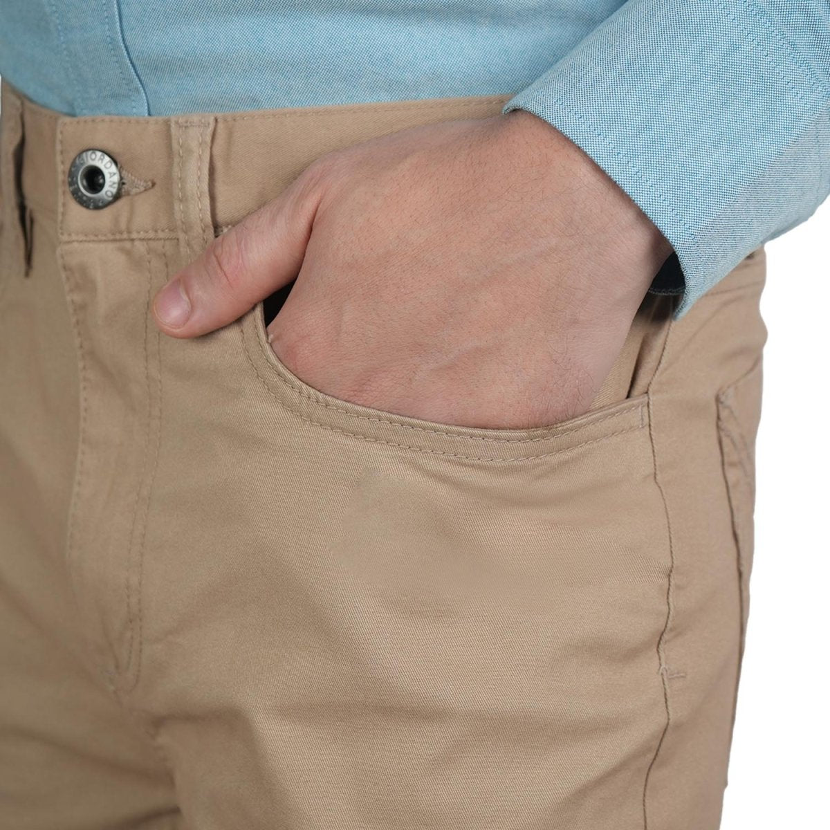 Men's Regular Taper Stretch Twill Pants 30 - Shop Giordano