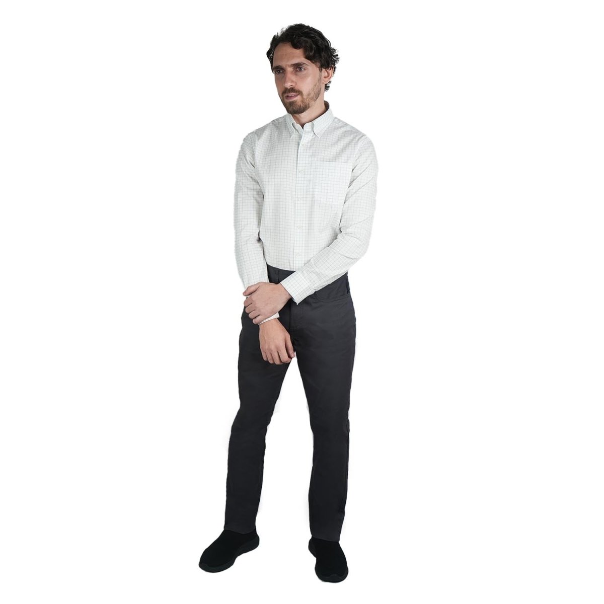 Men's Regular Taper Stretch Twill Pants 30 - Shop Giordano