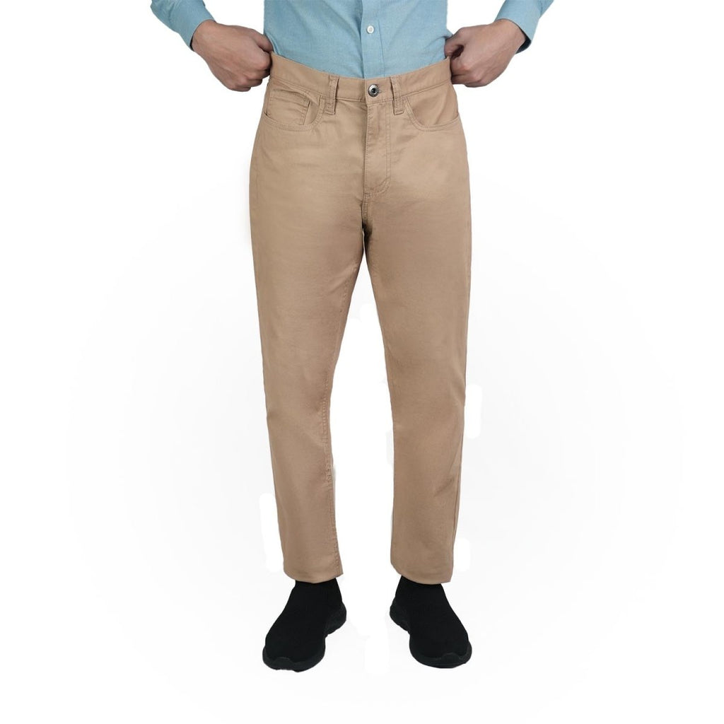 Men's Regular Taper Stretch Twill Pants 30 - Shop Giordano