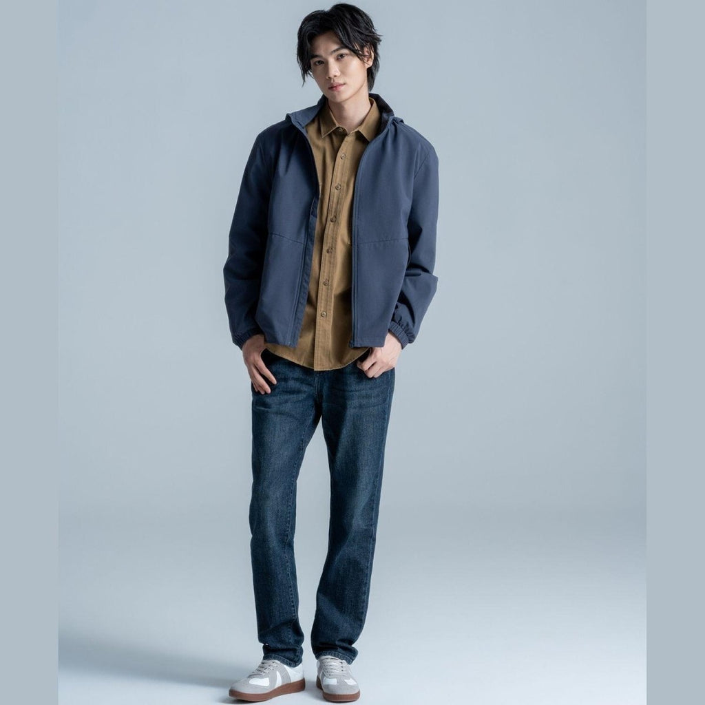 Men’S Regular Tapered Mid - Rise Stretch Denim Jeans 30 - Shop Giordano