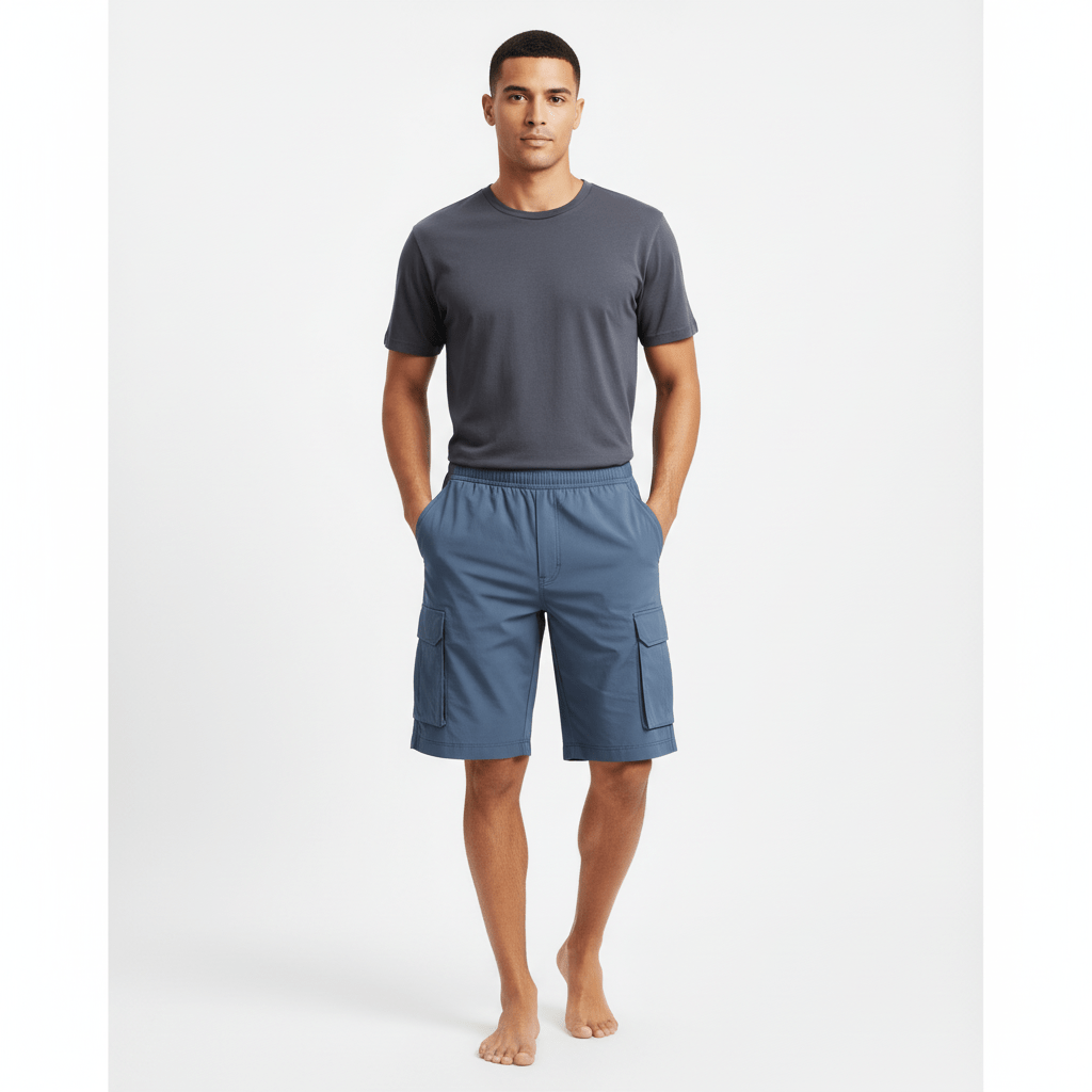 Men's Relaxed Fit Cargo Shorts S - Shop Giordano
