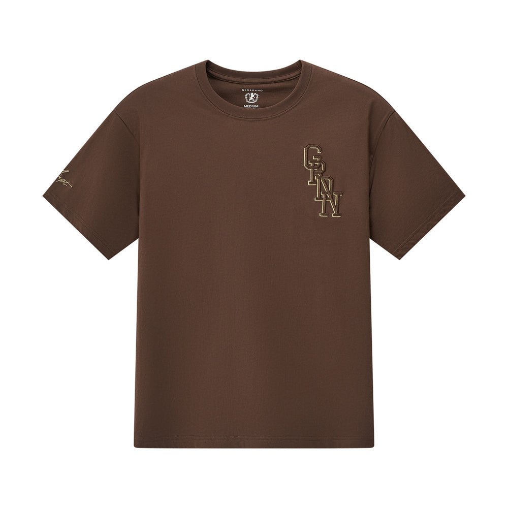 Men’S Relaxed Fit Cotton Jersey Crew Neck Print Tee - Giordano