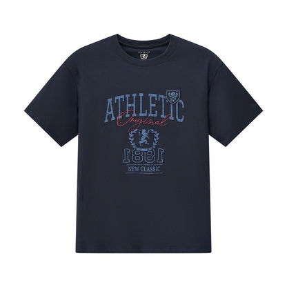 Men’S Relaxed Fit Cotton Jersey Crew Neck Print Tee - Giordano