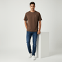 Men’S Relaxed Fit Cotton Jersey Crew Neck Print Tee S - Shop Giordano
