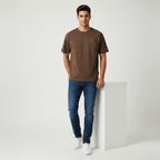 Men’S Relaxed Fit Cotton Jersey Crew Neck Print Tee S - Shop Giordano