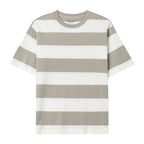 Giordano Men's Relaxed Fit Cotton Jersey Crew Neck Stripe Tee - Premium Tee