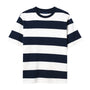 Giordano Men's Relaxed Fit Cotton Jersey Crew Neck Stripe Tee - Premium Tee