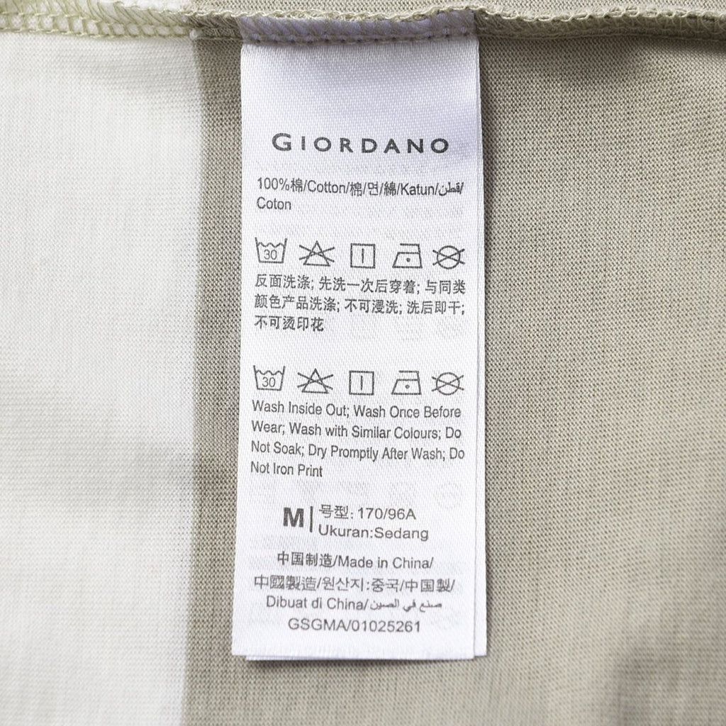 Giordano Men's Relaxed Fit Cotton Jersey Crew Neck Stripe Tee - Premium Tee