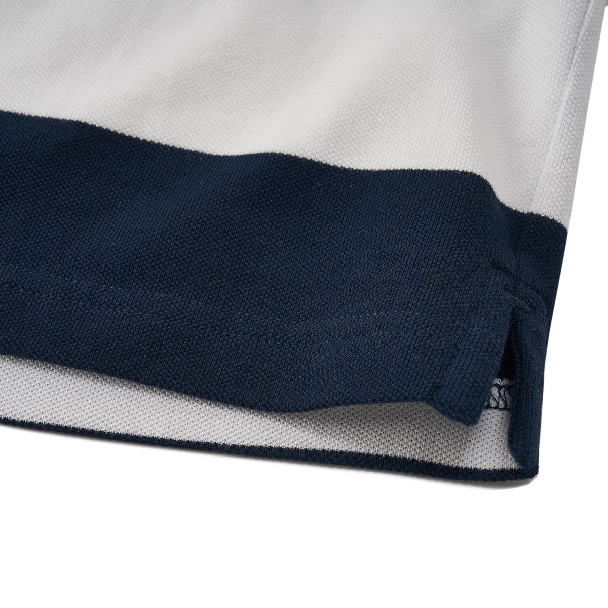 Giordano Men's Relaxed Fit Cotton Piqué Polo With Auto Stripe - Premium Polo