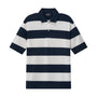 Giordano Men's Relaxed Fit Cotton Piqué Polo With Auto Stripe - Premium Polo