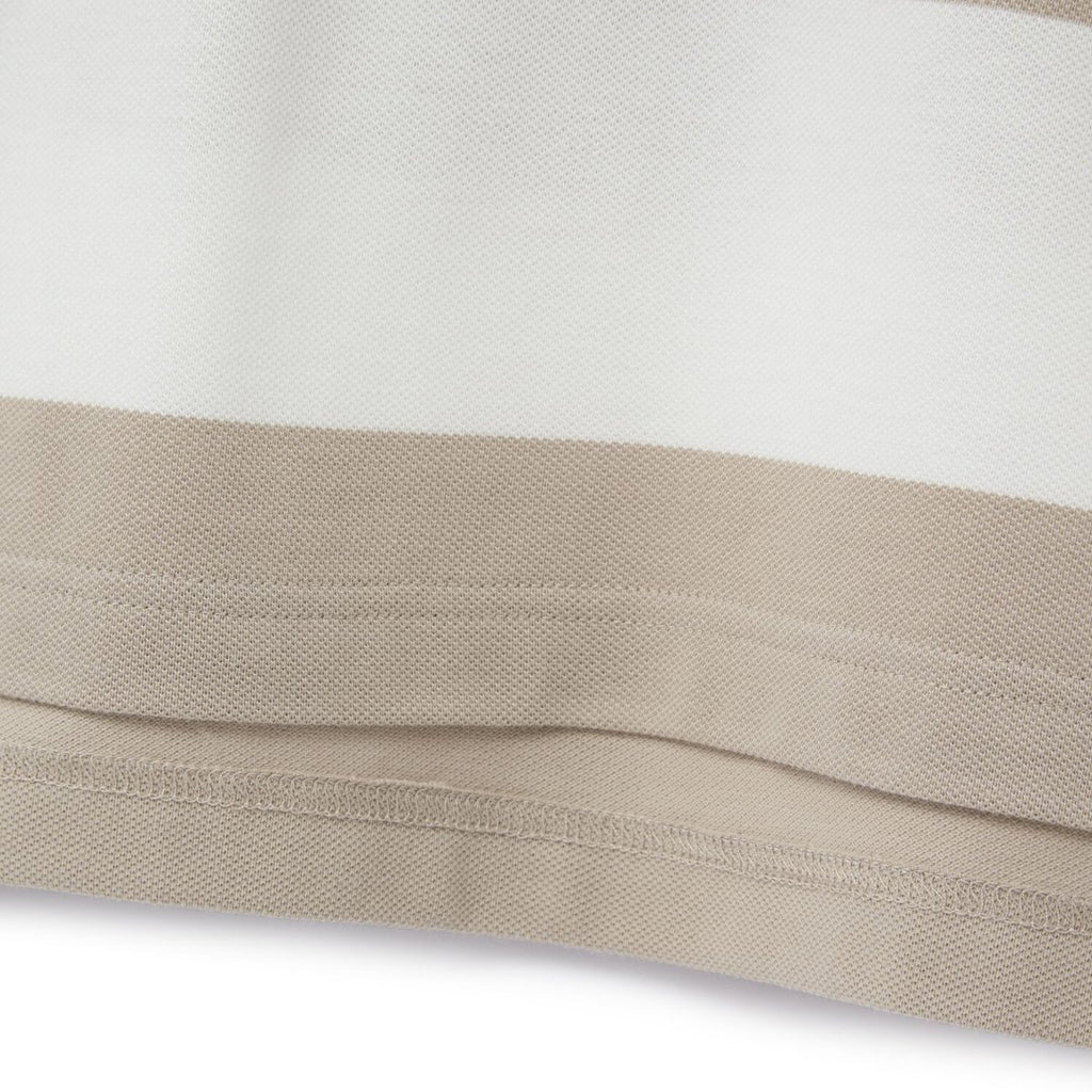 Men's Relaxed Fit Cotton Piqué Polo With Auto Stripe S - Shop Giordano