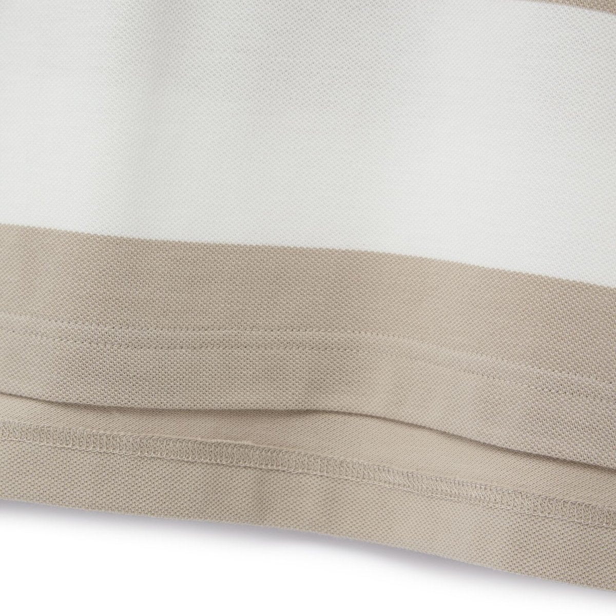 Men's Relaxed Fit Cotton Piqué Polo With Auto Stripe - Giordano