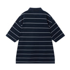 Giordano Men's Relaxed Fit Cotton Piqué Polo With Auto Stripe - Premium Polo