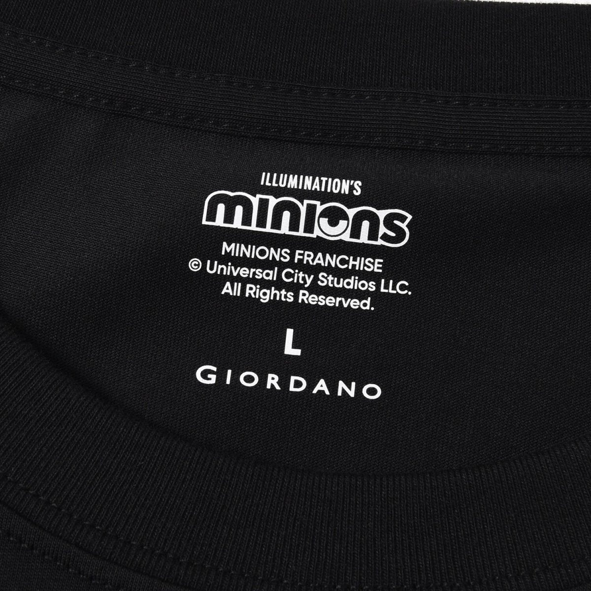 Men’S Relaxed Fit Cotton - Poly Crew Neck Print Tee | Minion Collection - Giordano