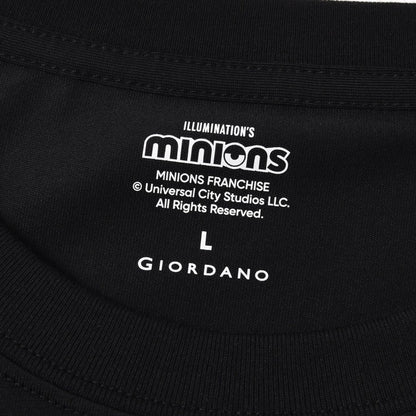 Men’S Relaxed Fit Cotton - Poly Crew Neck Print Tee | Minion Collection - Giordano