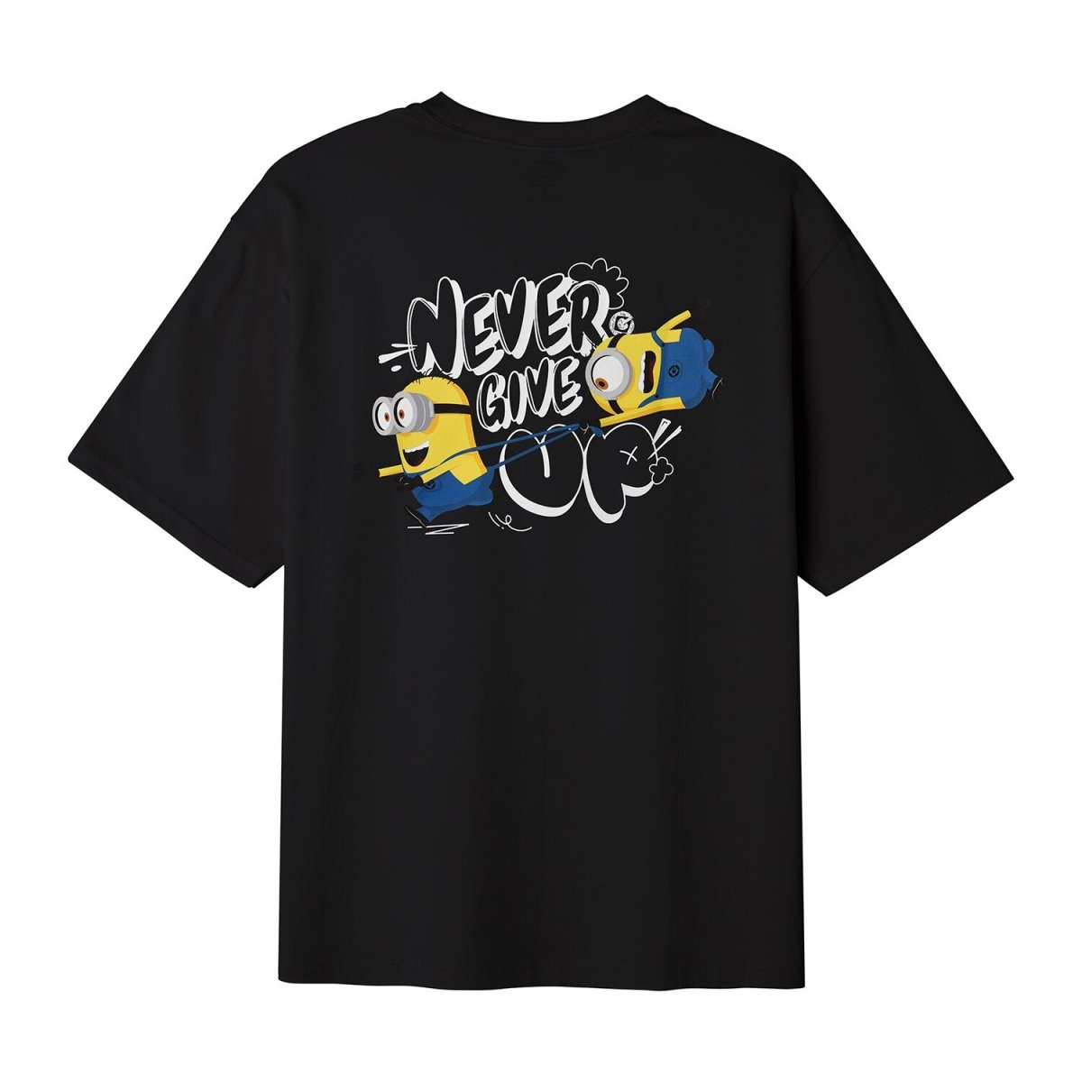 Men’S Relaxed Fit Cotton - Poly Crew Neck Print Tee | Minion Collection - Giordano