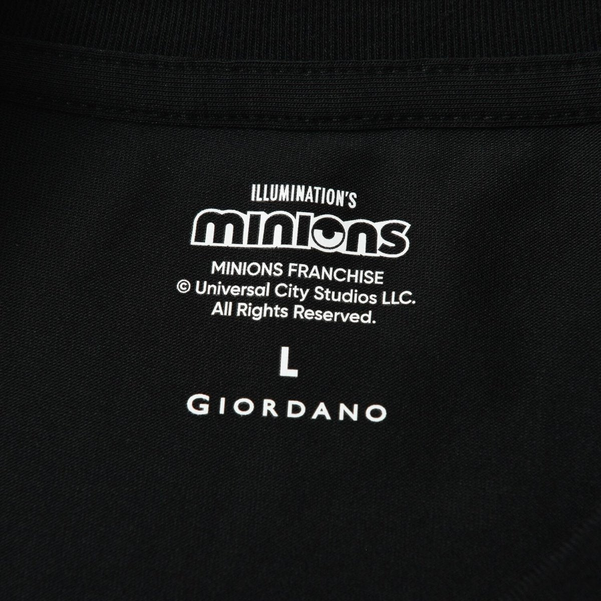 Men’S Relaxed Fit Cotton - Poly Crew Neck Print Tee | Minion Collection - Giordano