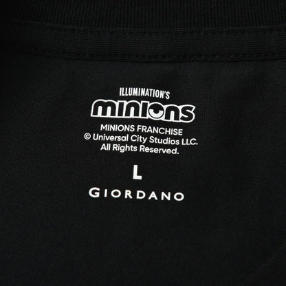 Men’S Relaxed Fit Cotton - Poly Crew Neck Print Tee | Minion Collection - Giordano
