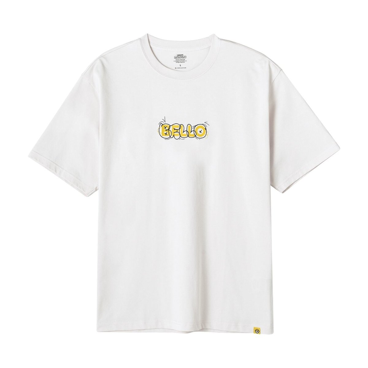 Men’s Relaxed Fit Cotton - Poly Crew Neck Print Tee | Minion Collection - Giordano