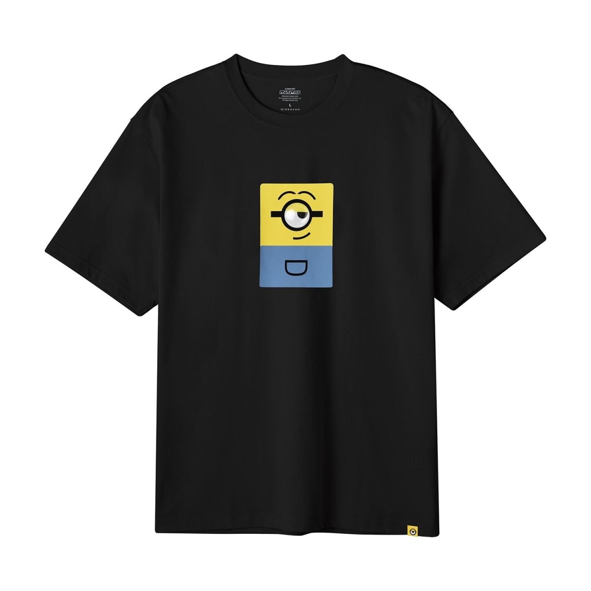 Men’S Relaxed Fit Cotton - Poly Crew Neck Print Tee | Minion Collection - Giordano