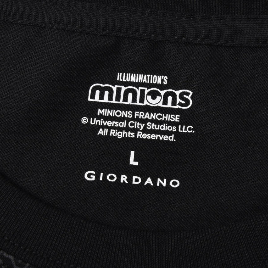 Men’S Relaxed Fit Cotton - Poly Crew Neck Print Tee | Minion Collection S - Shop Giordano