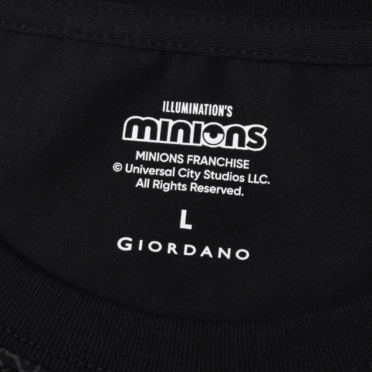 Men’S Relaxed Fit Cotton - Poly Crew Neck Print Tee | Minion Collection - Giordano