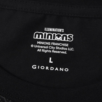 Men’S Relaxed Fit Cotton - Poly Crew Neck Print Tee | Minion Collection - Giordano