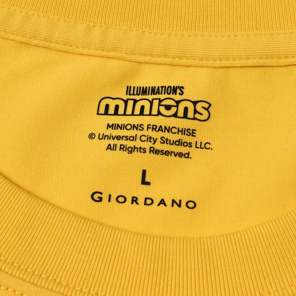 Men’S Relaxed Fit Cotton - Poly Crew Neck Print Tee | Minion Collection S - Shop Giordano
