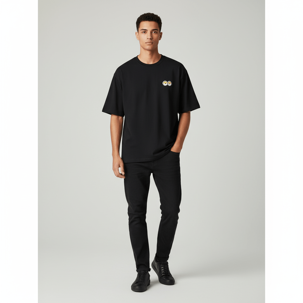 Men’S Relaxed Fit Cotton - Poly Crew Neck Print Tee | Minion Collection S - Shop Giordano