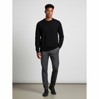 Men's Relaxed Fit Crew Neck Wool Blend Pullover