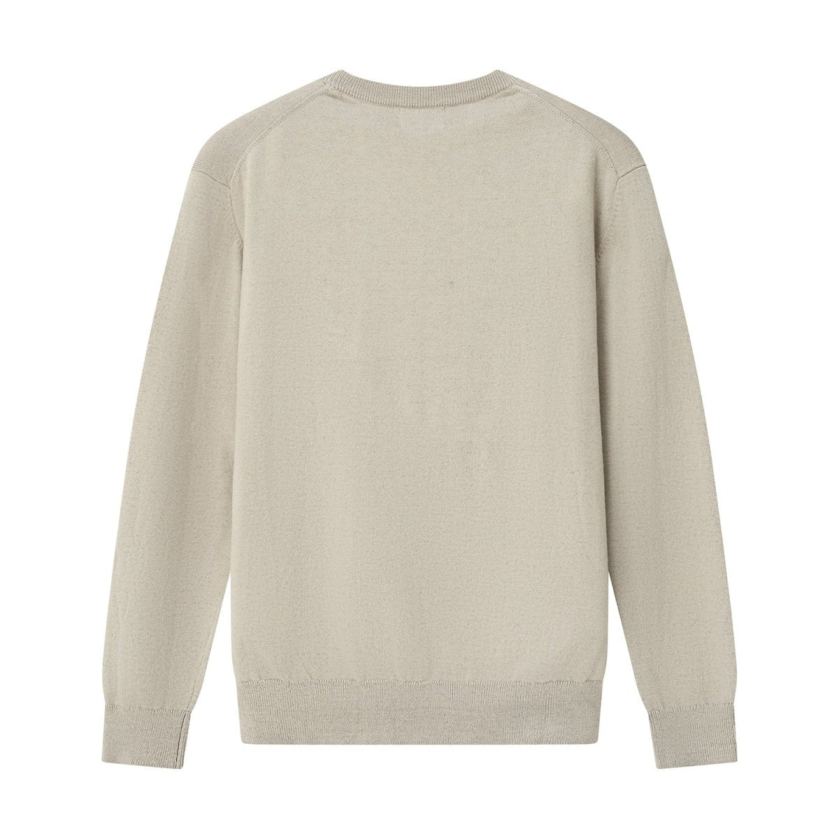 Men's Relaxed Fit Crew Neck Wool Blend Pullover S - Shop Giordano