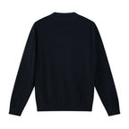 Men's Relaxed Fit Crew Neck Wool Blend Pullover S - Shop Giordano