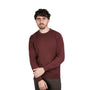 Men's Relaxed Fit Crew Neck Wool Blend Pullover S - Shop Giordano