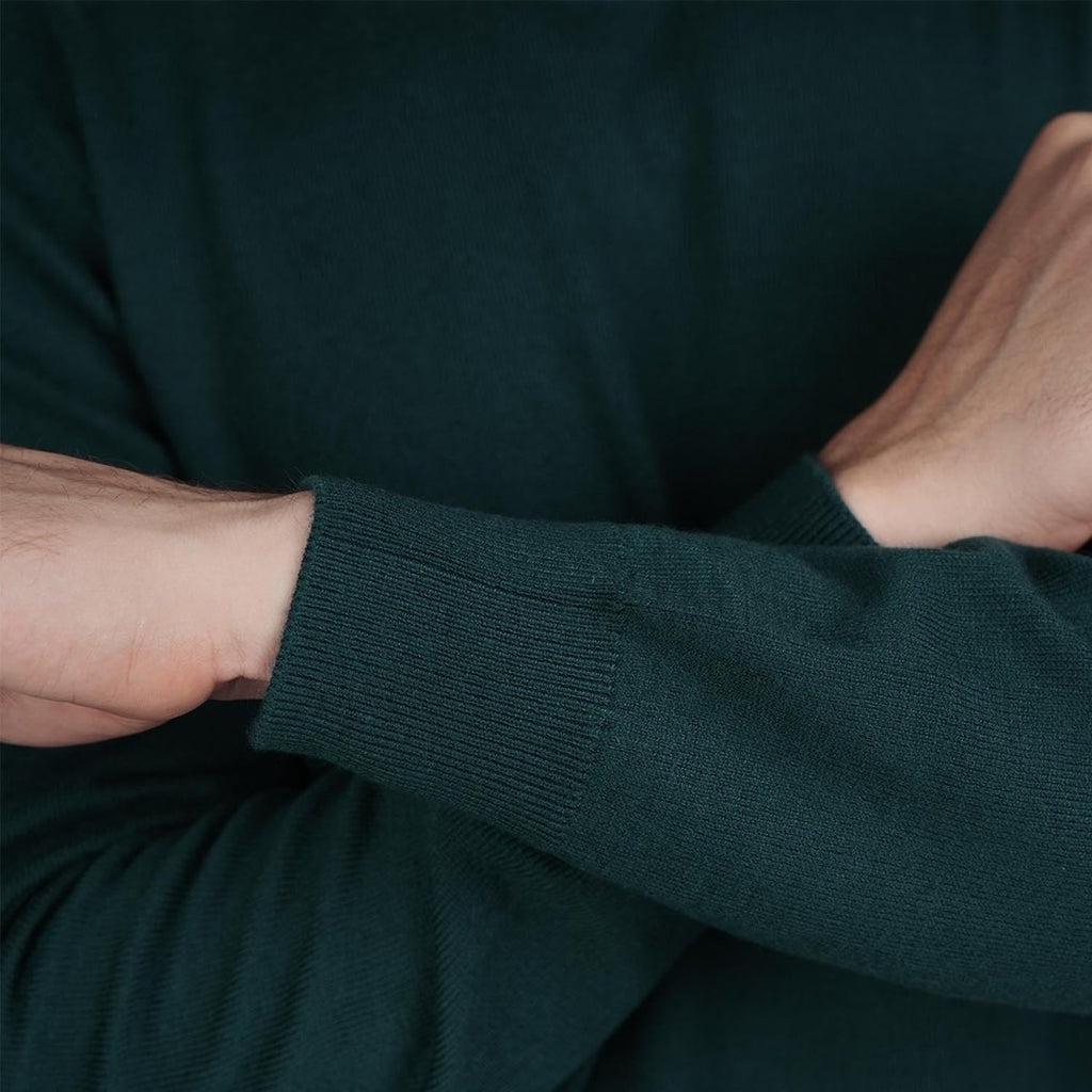 Men's Relaxed Fit Crew Neck Wool Blend Pullover S - Shop Giordano