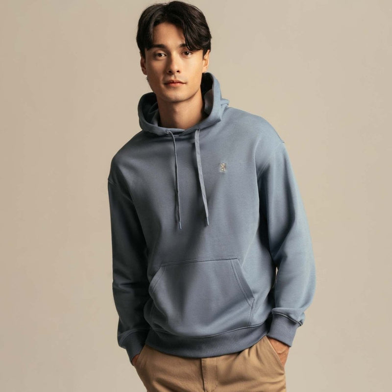 Men’S Relaxed Fit French Terry Hoodie S - Shop Giordano