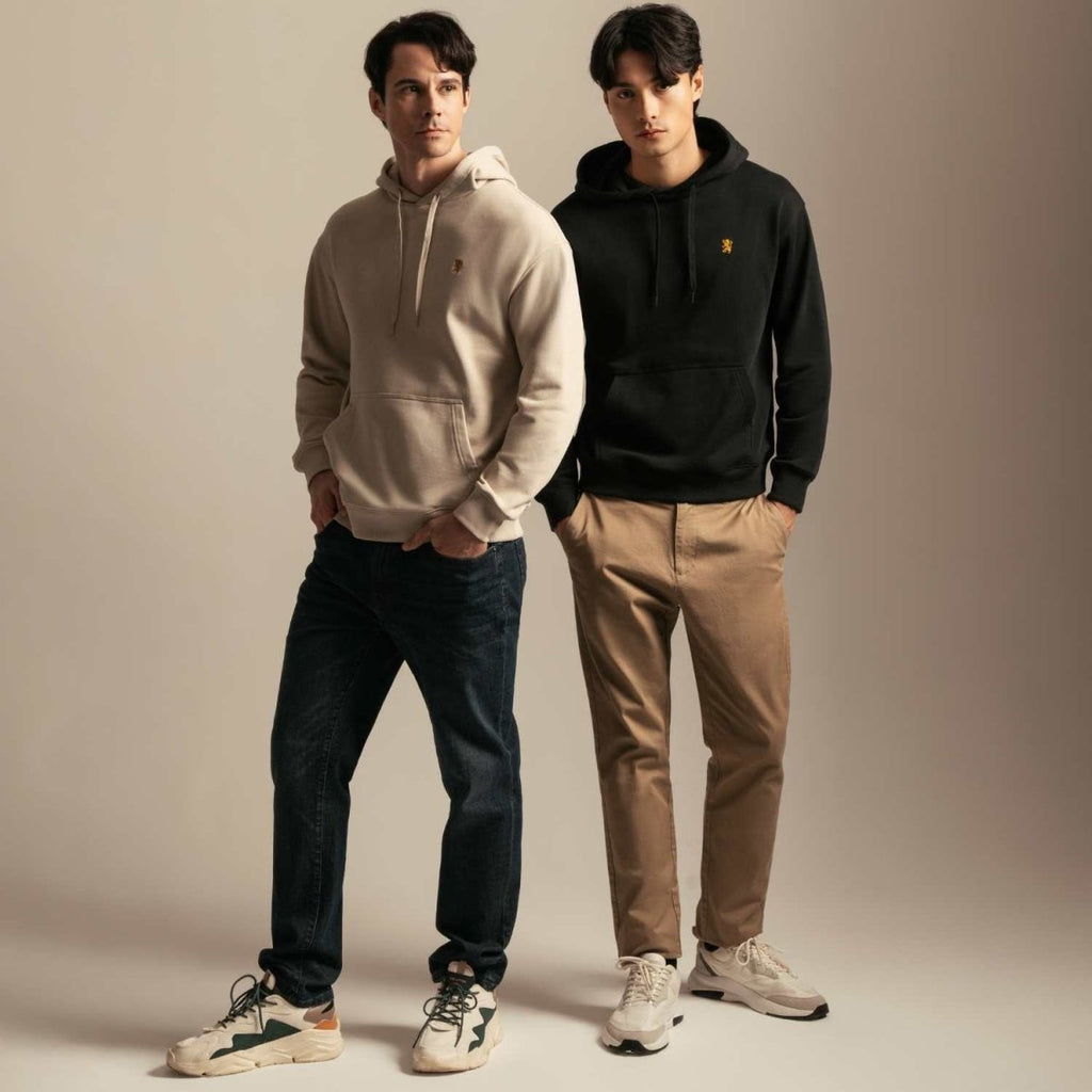 Men’S Relaxed Fit French Terry Hoodie S - Shop Giordano