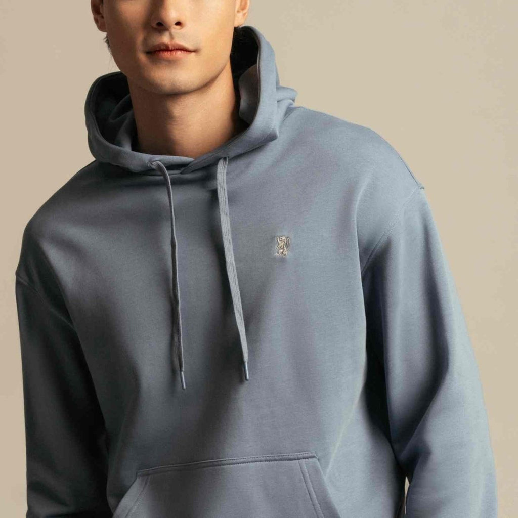 Men’S Relaxed Fit French Terry Hoodie S - Shop Giordano