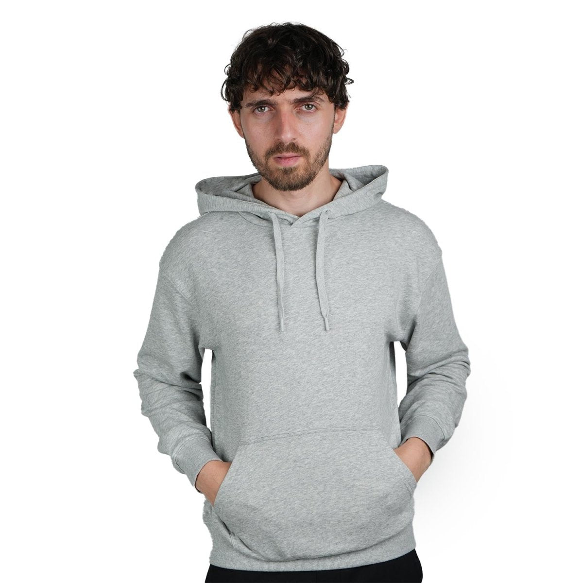 Men's Relaxed Fit French Terry Hoodie Sweatshirt S - Shop Giordano